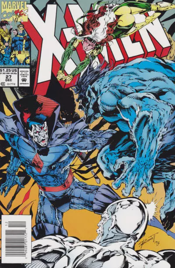 X-MEN #27 NEWSSTAND 1993 (1ST APP THRENODY) X-Men MARVEL COMICS