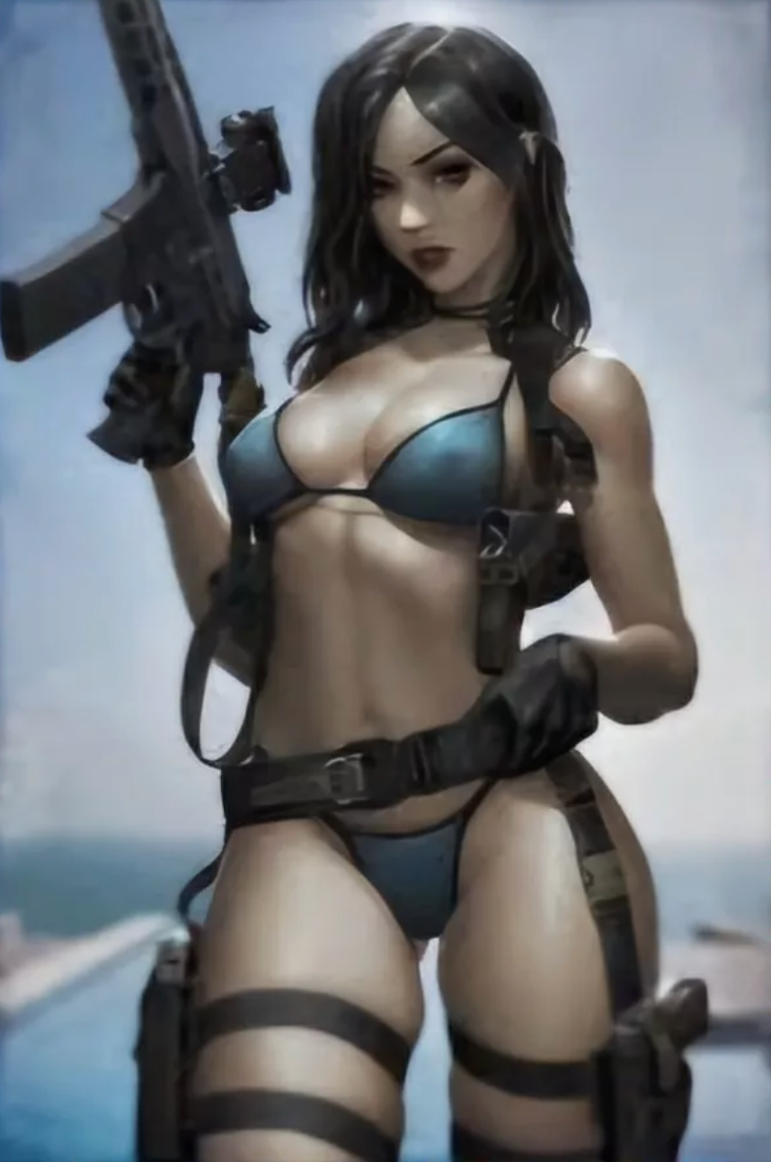 GUN HONEY COLLISION COURSE #2 LIM 1:10 VIRGIN VARIANT (MR) 2024 Gun Honey TITAN COMICS