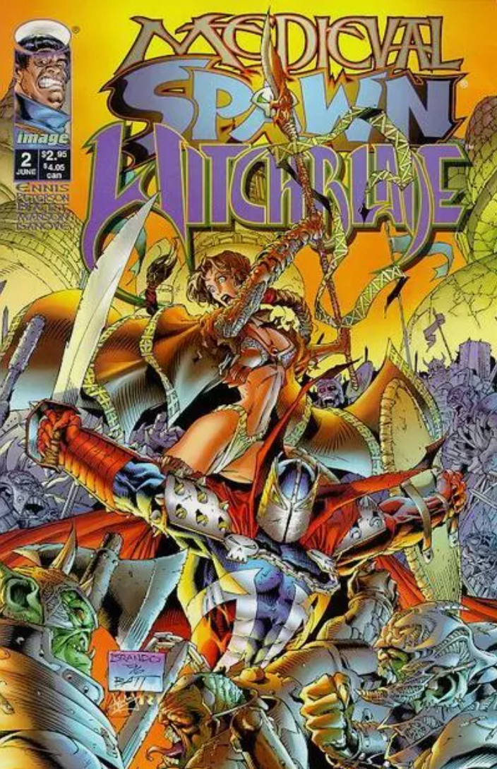 MEDIEVIL SPAWN WITCHBLADE #2 1996 Witchblade IMAGE COMICS