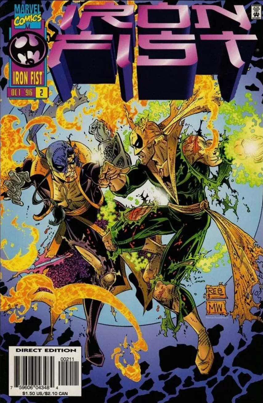 IRON FIST #2 1996 Iron Fist MARVEL COMICS