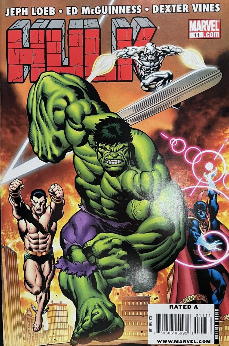 HULK #11 GREEN HULK 2009 Hulk MARVEL COMICS