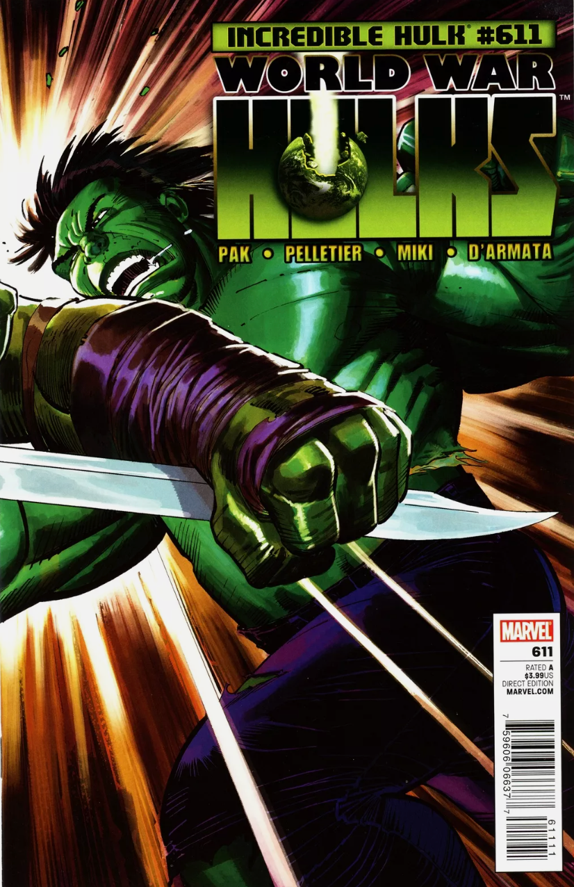 INCREDIBLE HULK #611 2010 Hulk MARVEL COMICS