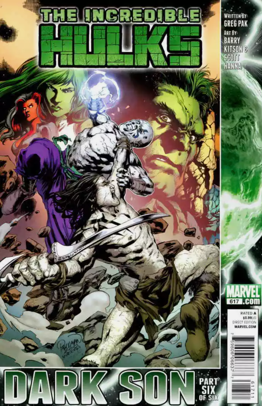 INCREDIBLE HULKS #617 2010 Hulk MARVEL COMICS