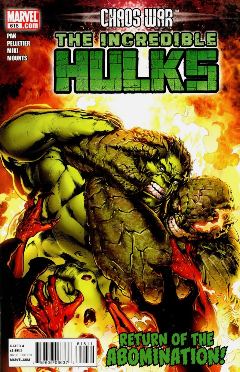 INCREDIBLE HULKS #618 2010 Hulk MARVEL COMICS