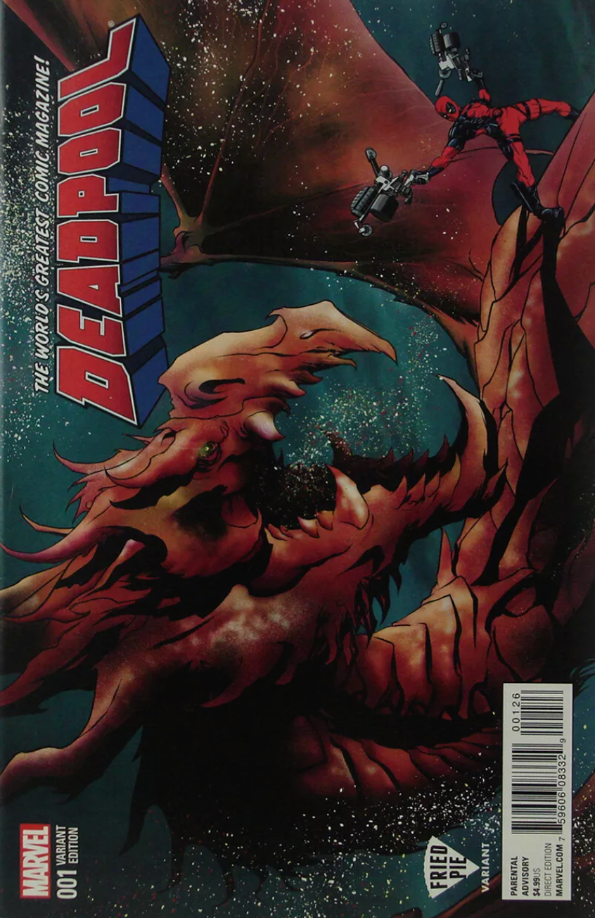 DEADPOOL #1 MCKONE EXCLUSIVE VARIANT 2016 Deadpool MARVEL COMICS