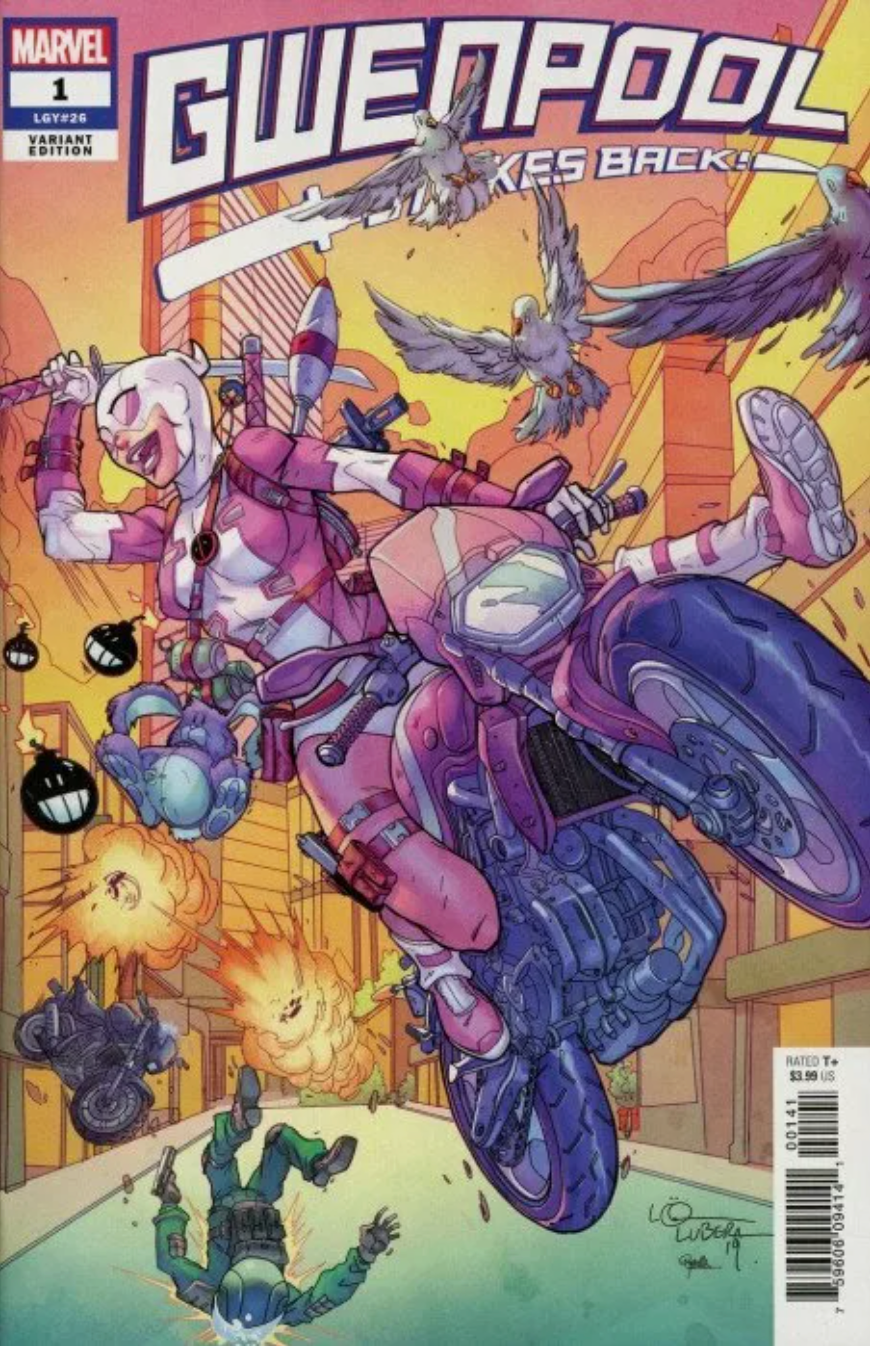 GWENPOOL STRIKES BACK #1 (OF 5) LUBERA VARIANT 2019 Gwenpool MARVEL COMICS