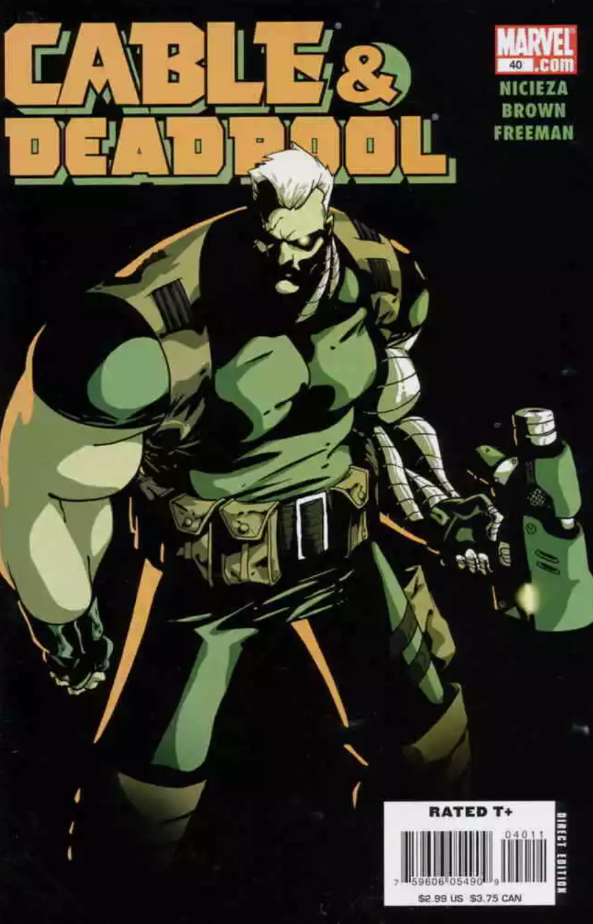 CABLE DEADPOOL #40 SKOTTIE YOUNG COVER 2007 Deadpool MARVEL COMICS