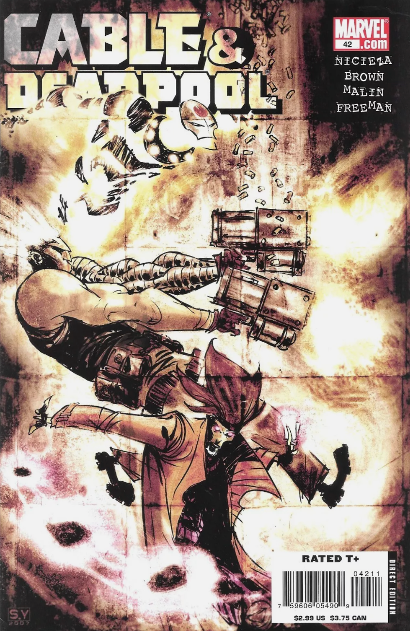 CABLE DEADPOOL #42 SKOTTIE YOUNG COVER 2007 Deadpool MARVEL COMICS