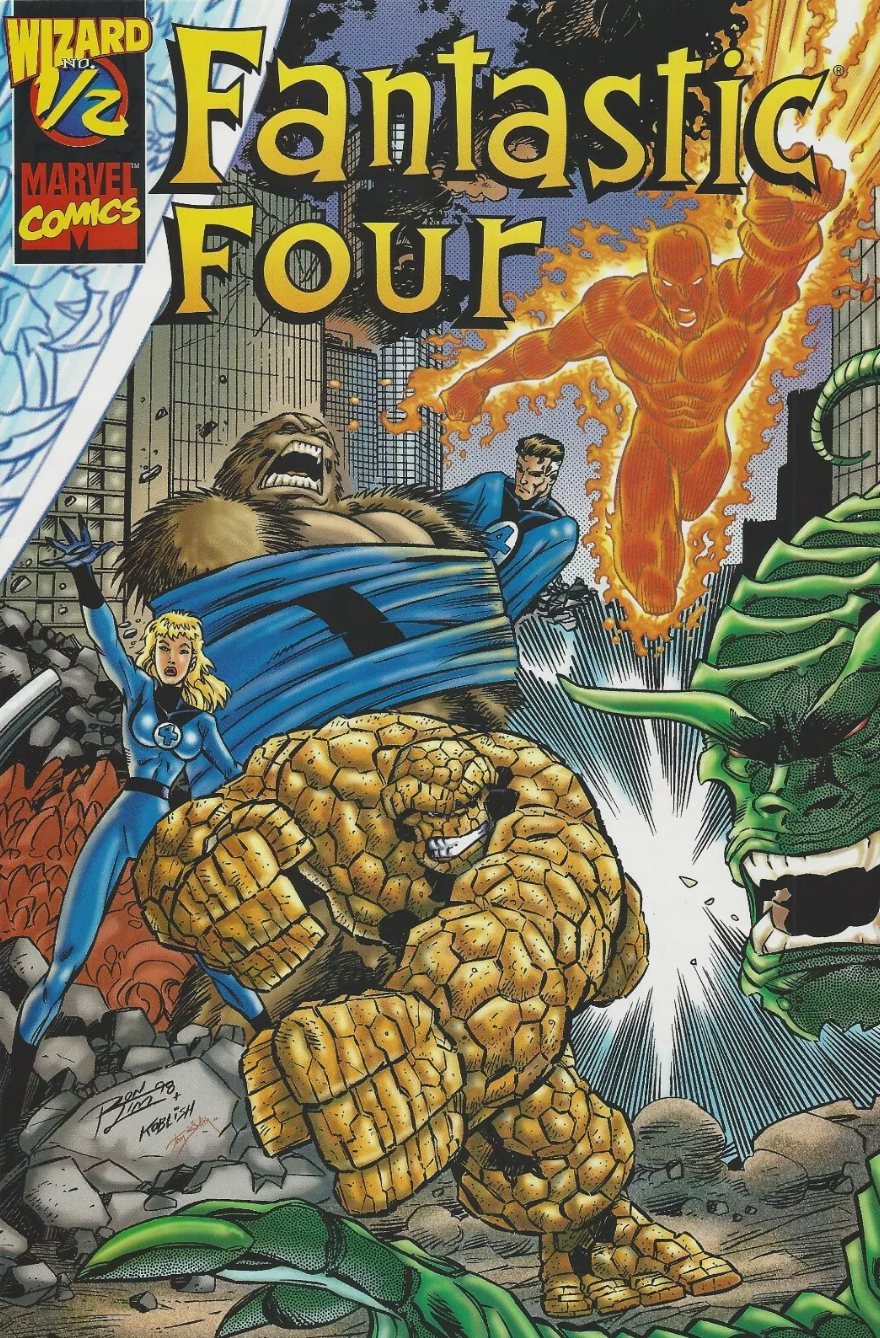 FANTASTIC FOUR 1/2 1997 WIZARD MAIL #85 IN WITH CERTIFICATE Fantastic Four MARVEL COMICS