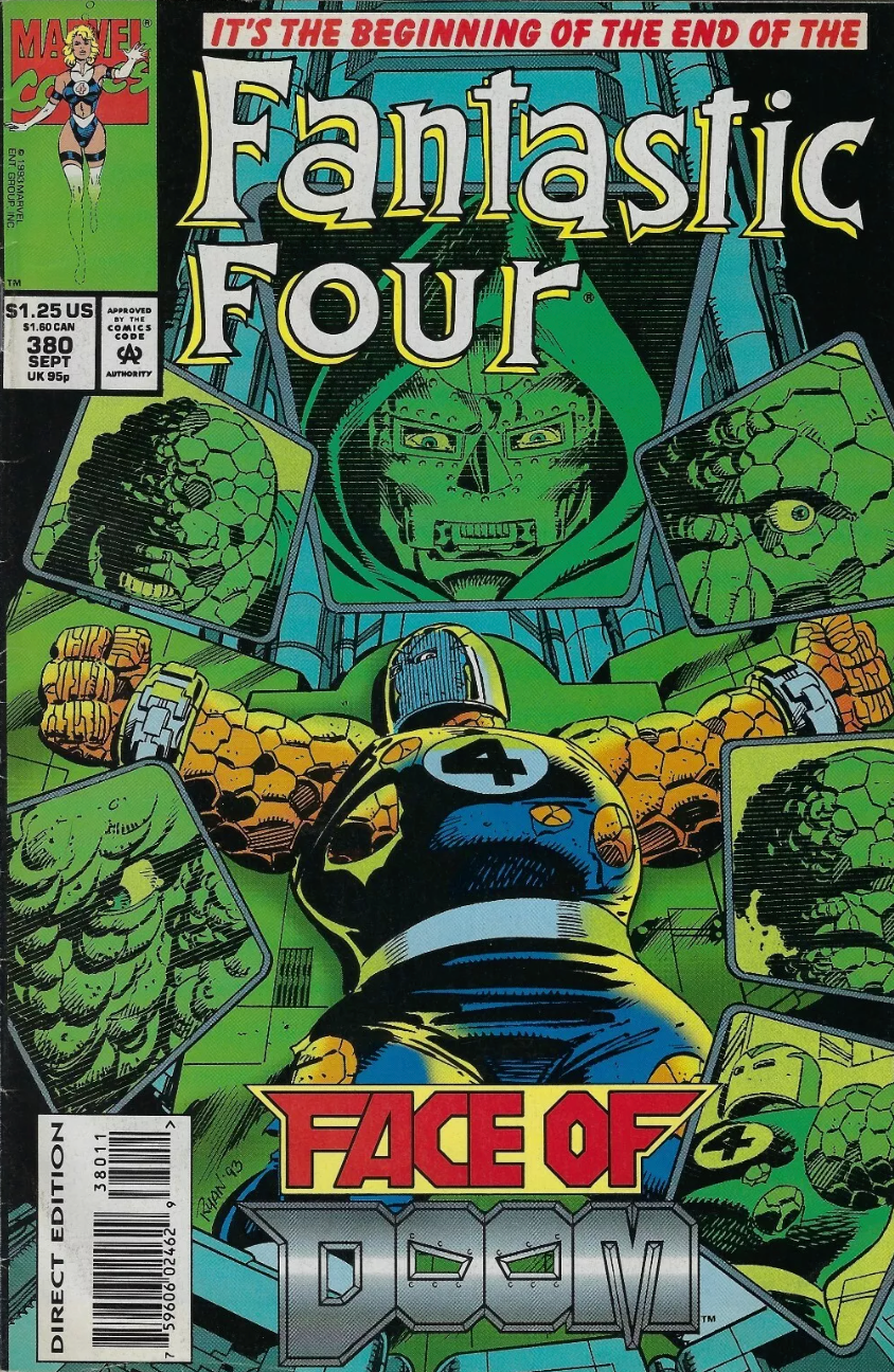 FANTASTIC FOUR #380 FACE OF DOOM 1993 Fantastic Four MARVEL COMICS
