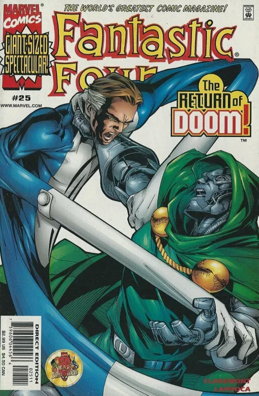 FANTASTIC FOUR #25 RETURN OF DOOM 2000 Fantastic Four MARVEL COMICS