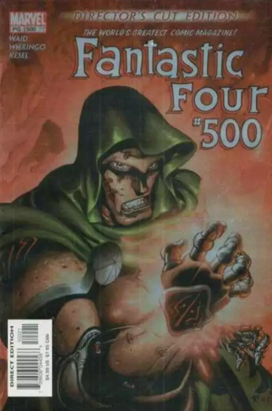 FANTASTIC FOUR #500 FOIL DOOM DIRECTORS CUT 2003 Fantastic Four MARVEL COMICS
