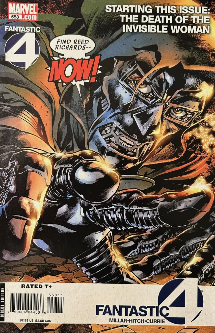 FANTASTIC FOUR #558 (1ST CAMEO OLD MAN LOGAN NEW DEFENDERS) 2008 Fantastic Four MARVEL COMICS