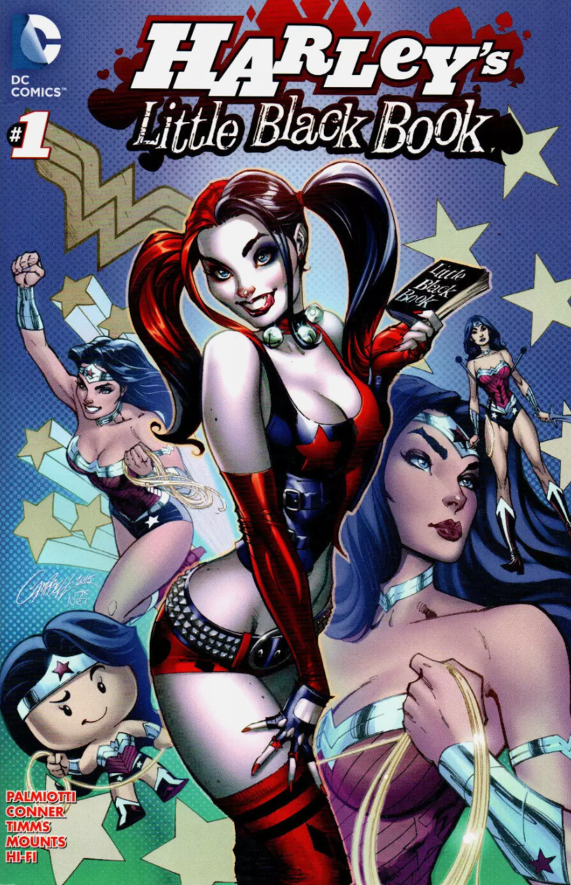 HARLEYS LITTLE BLACK BOOK #1 J SCOTT CAMPBELL VARIANT 2016 Harley Quinn DC COMICS