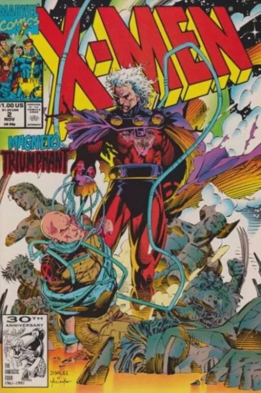 X-MEN #2 JIM LEE 1991 X-Men MARVEL COMICS