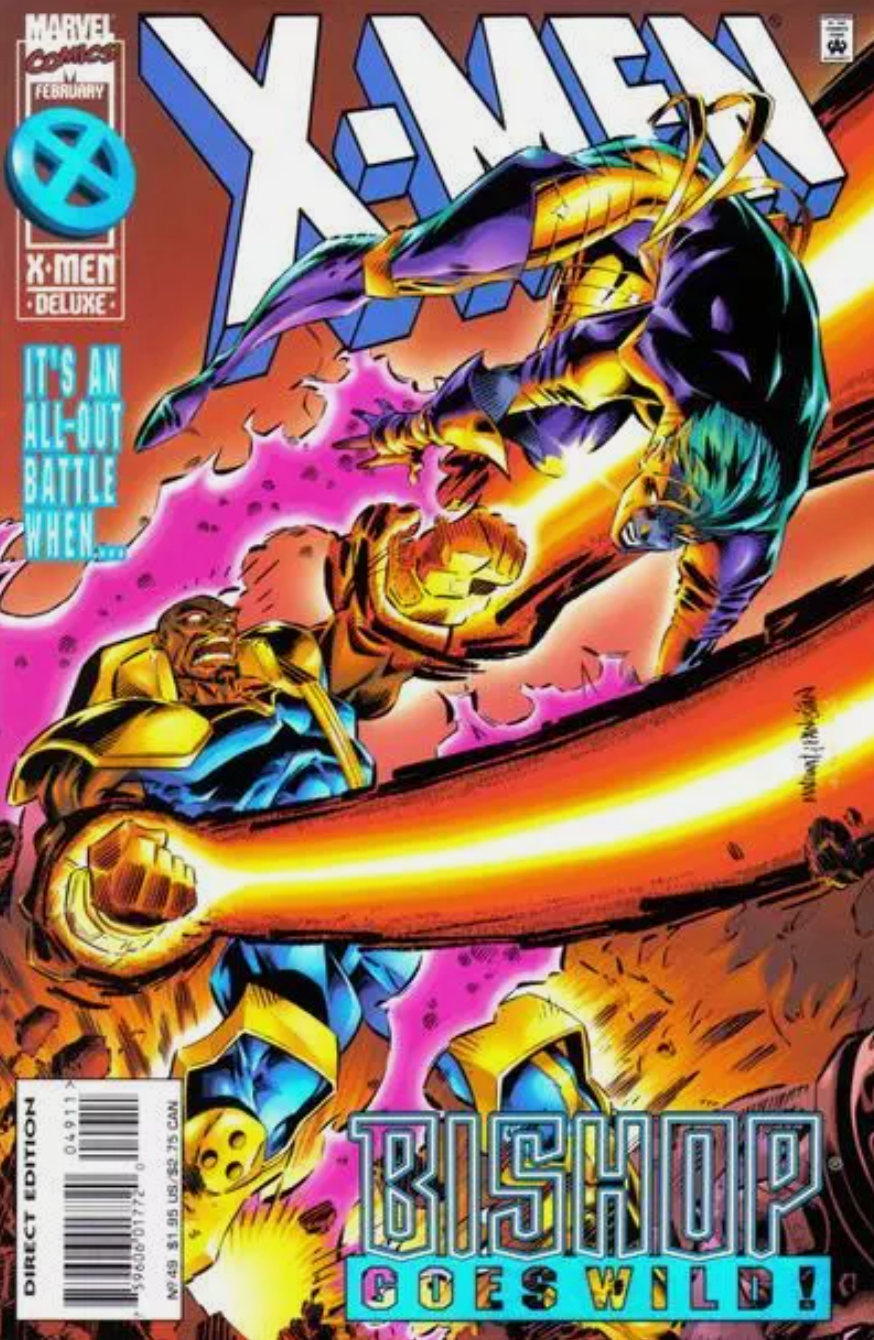 X-MEN #49 DELUXE BISHOP GOES WILD 1996 X-Men MARVEL COMICS