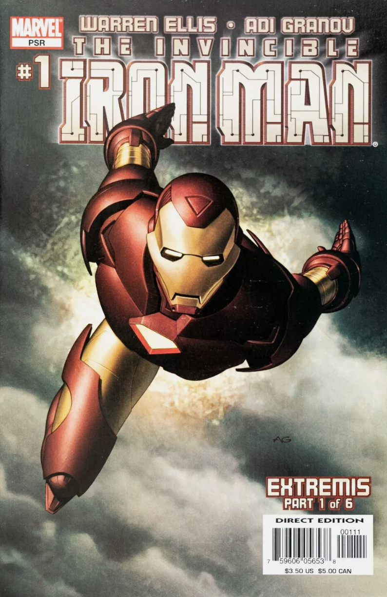 IRON MAN #1 2005 ADI GRANOV Iron Man MARVEL COMICS
