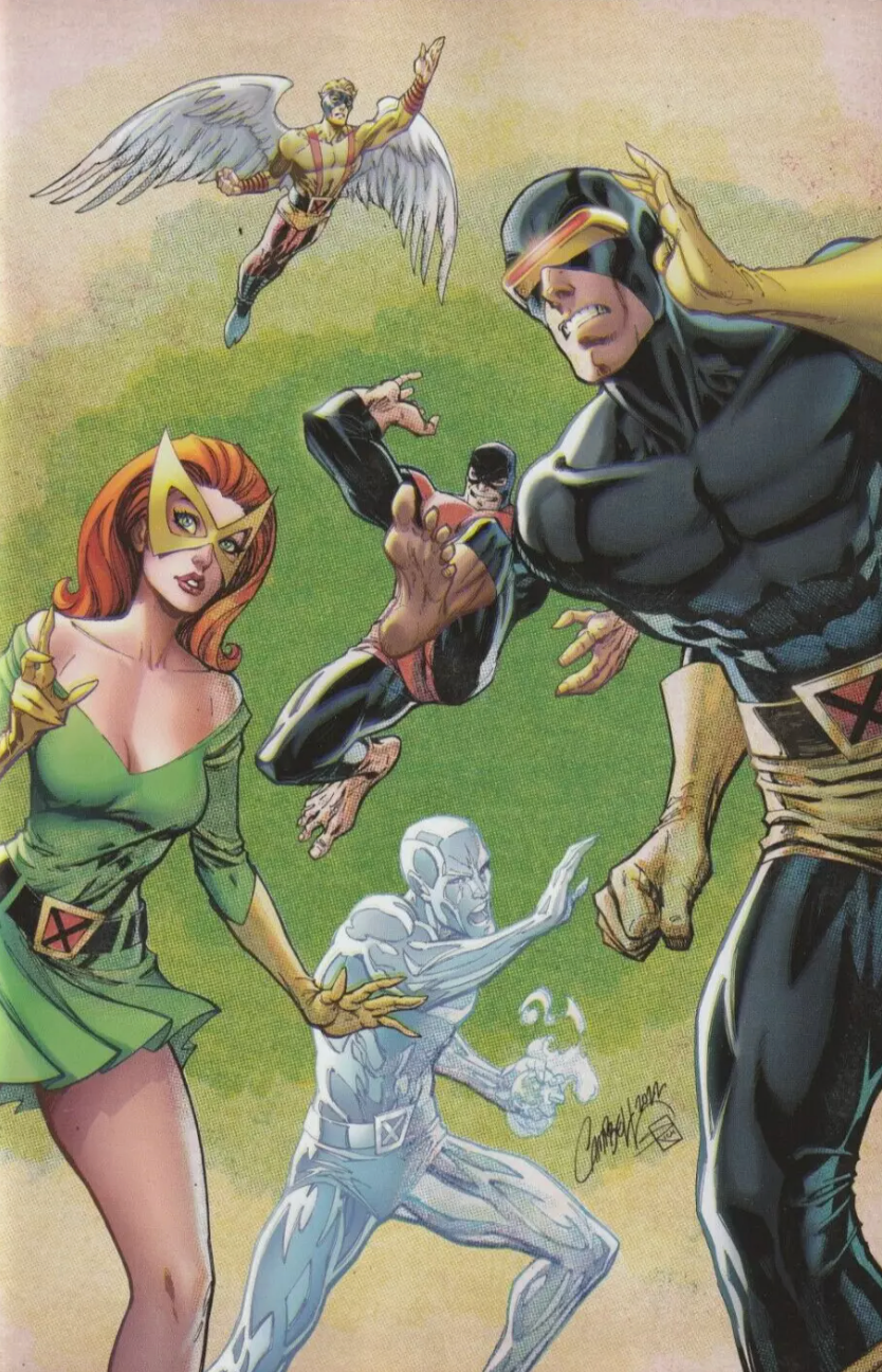 X-MEN HELLFIRE GALA 2023 #1 J SCOTT CAMPBELL ANNIVERSARY 1:100 VIRGIN VARIANT 2023 X-Men MARVEL COMICS