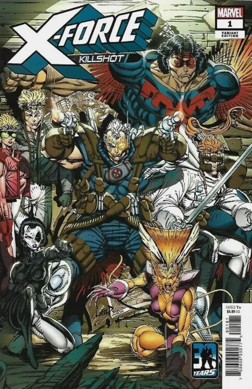 X-FORCE KILLSHOT ANNIVERSARY SPECIAL #1 LIEFELD 1:100 VARIANT 2021 X-Force MARVEL PRH