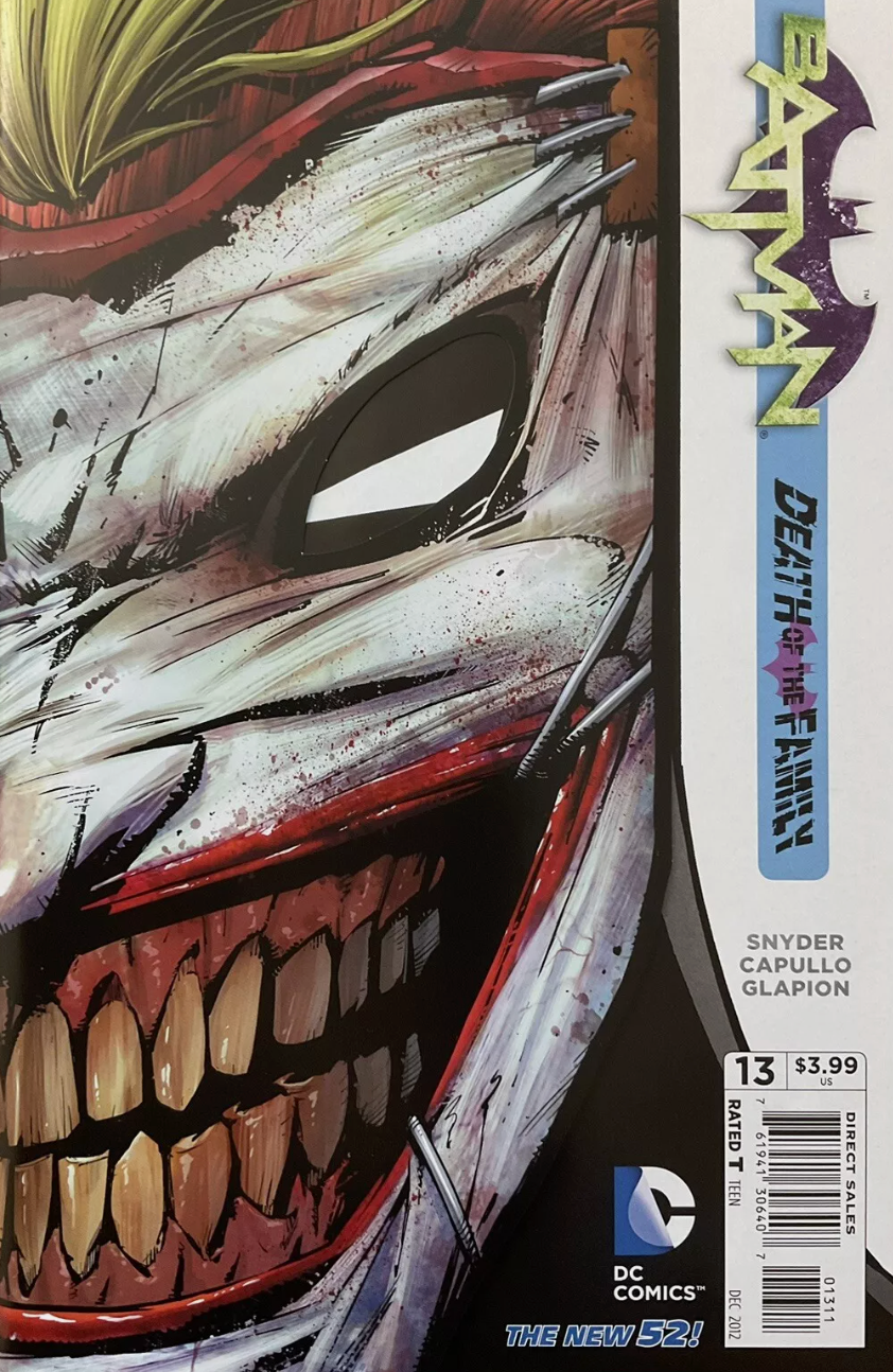 BATMAN #13 DEATH OF THE FAMILY 2012 Batman DC COMICS