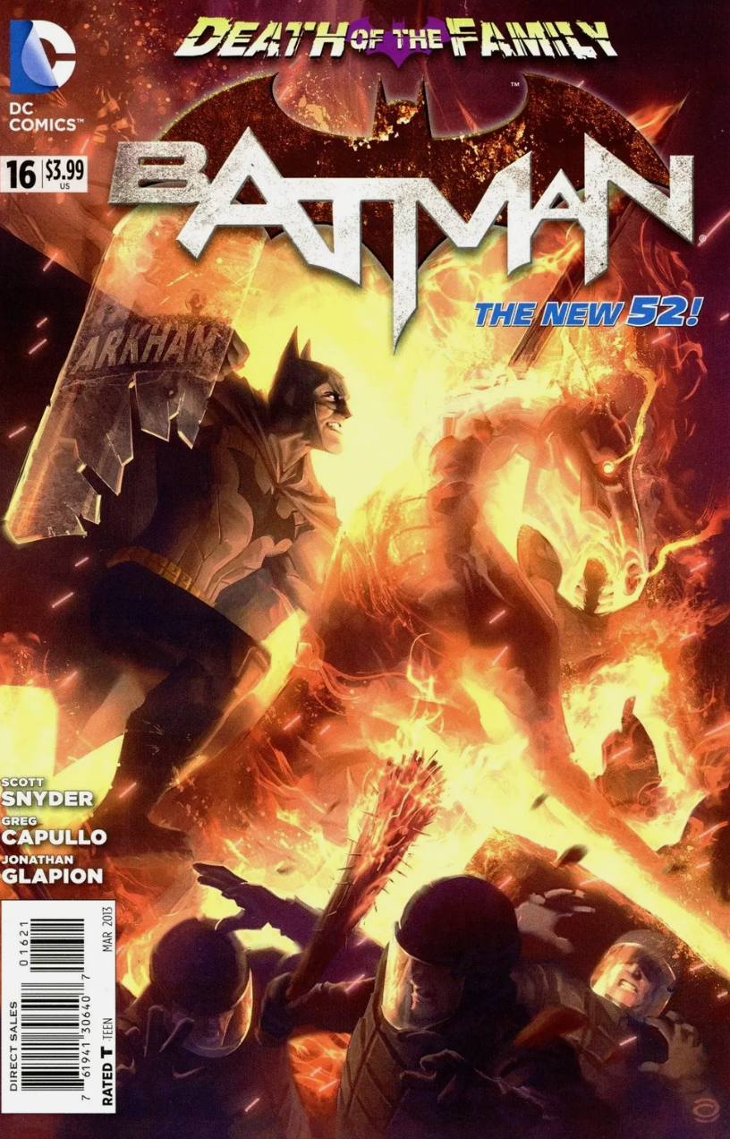 BATMAN #16 VARIANT DEATH OF THE FAMILY 2013 Batman DC COMICS