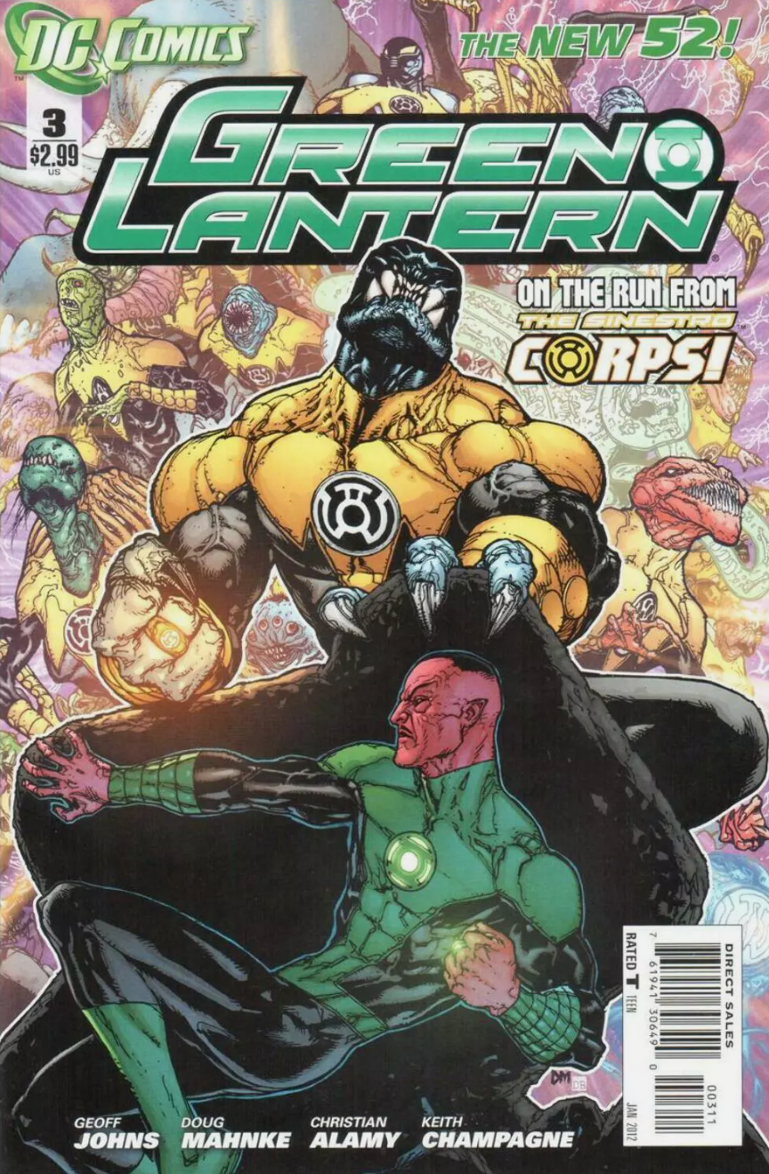 GREEN LANTERN #3 2011 Green Lantern DC COMICS