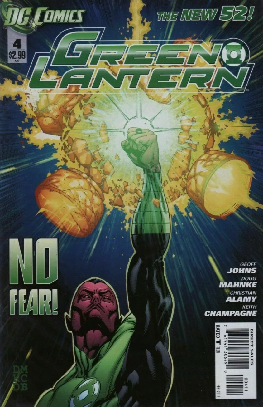 GREEN LANTERN #4 2011 Green Lantern DC COMICS