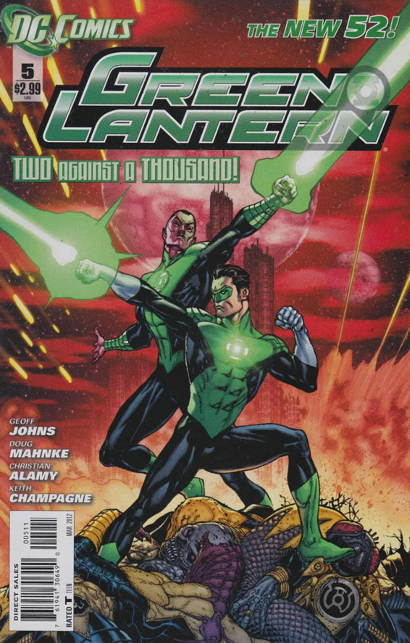 GREEN LANTERN #5 2011 Green Lantern DC COMICS