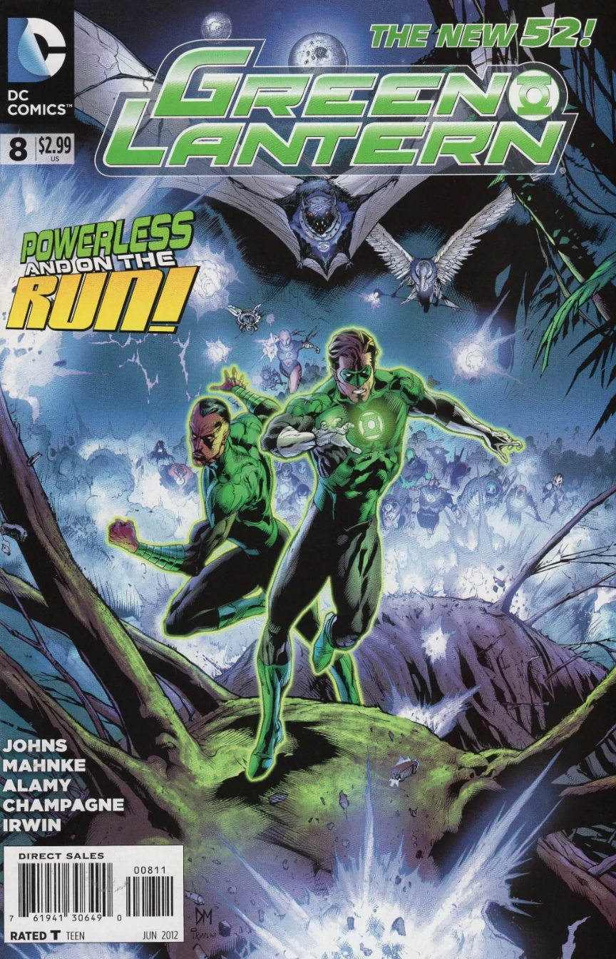 GREEN LANTERN #8 2012 Green Lantern DC COMICS