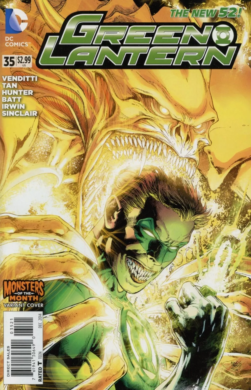 GREEN LANTERN #35 MONSTERS VARIANT 2014 Green Lantern DC COMICS