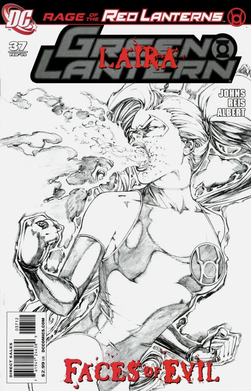 GREEN LANTERN #37 2ND PRINT VARIANT 2009 Green Lantern DC COMICS