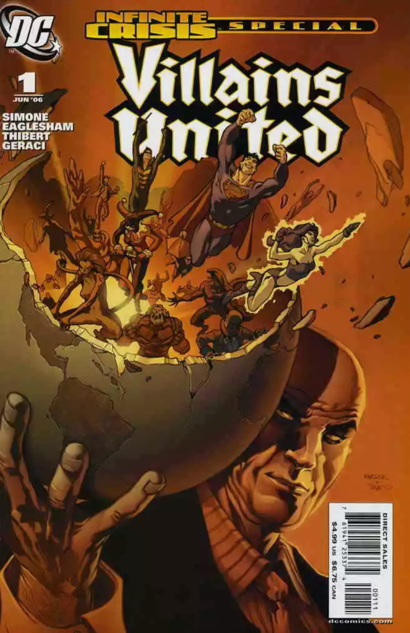 VILLAINS UNITED INFINITE CRISIS SPECIAL 2006 Vilains United DC COMICS