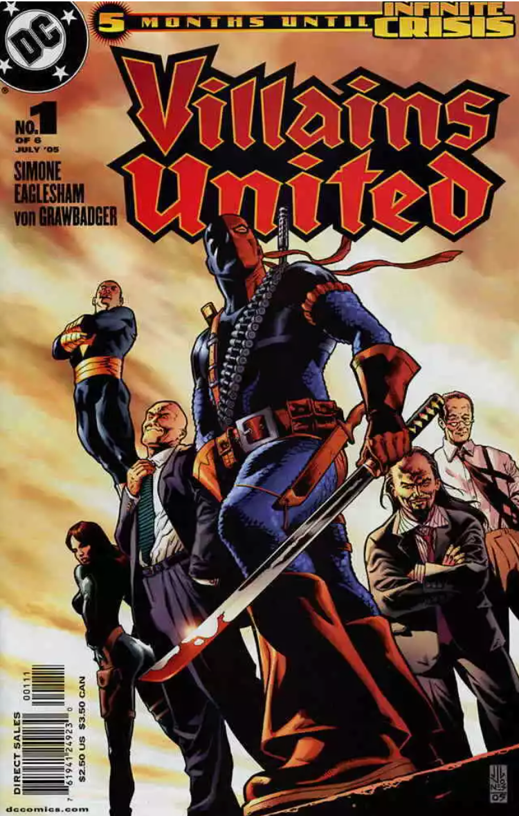 VILLAINS UNITED #1 (OF 6) 2005 Vilains United DC COMICS