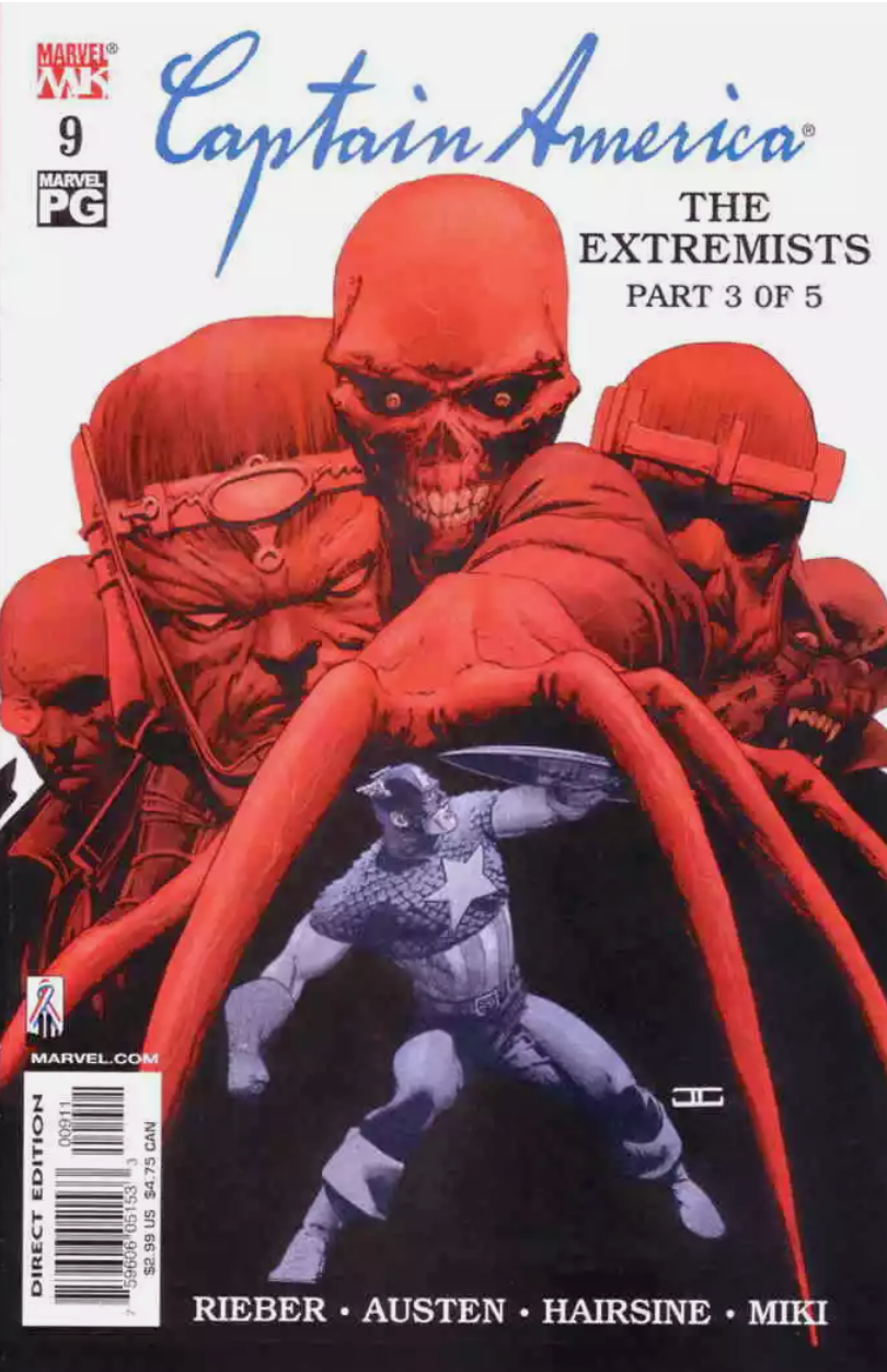 CAPTAIN AMERICA #9 2003 Captain America MARVEL COMICS