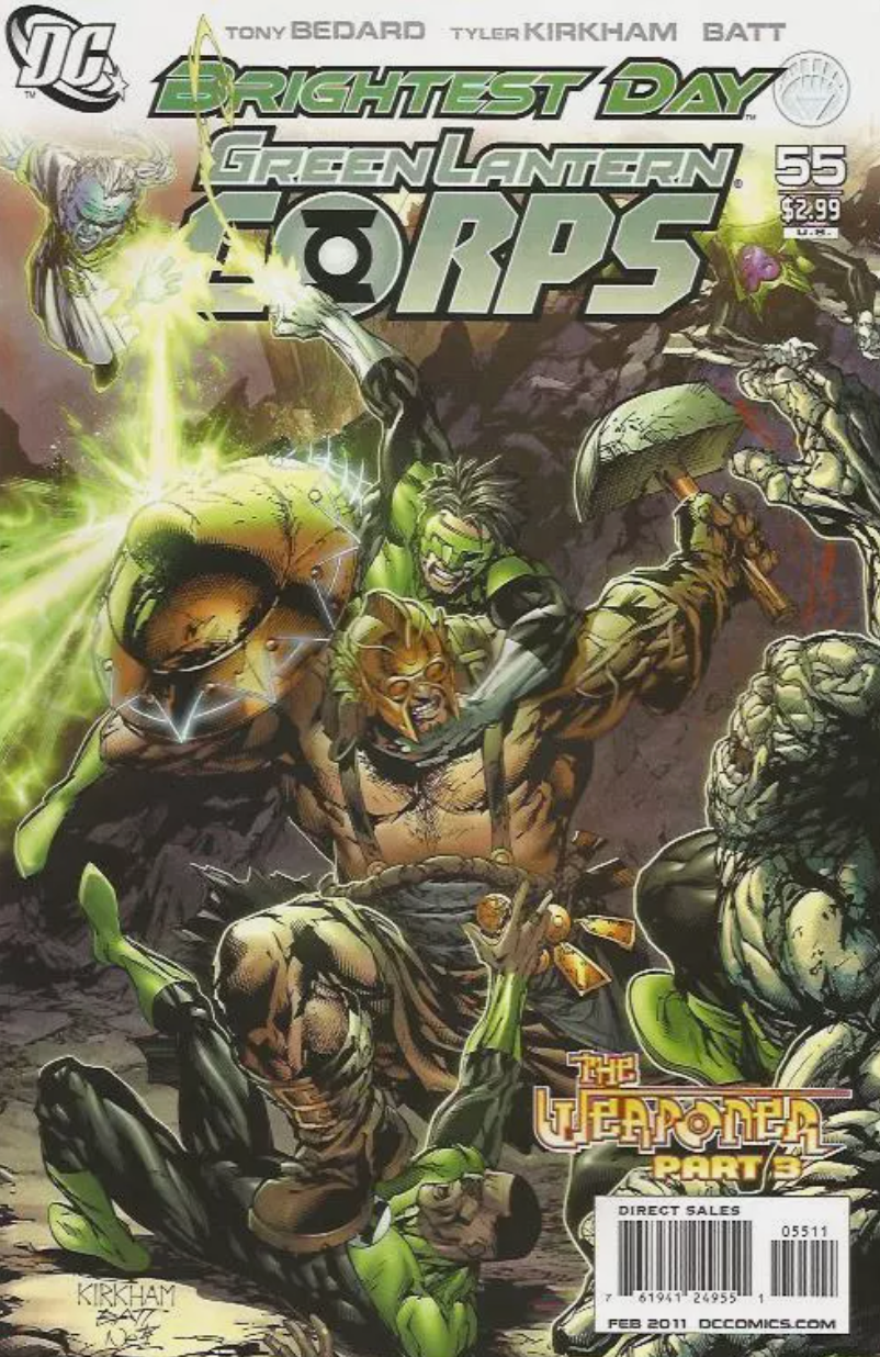 GREEN LANTERN CORPS #55 (BRIGHTEST DAY) 2010 Green Lantern DC COMICS
