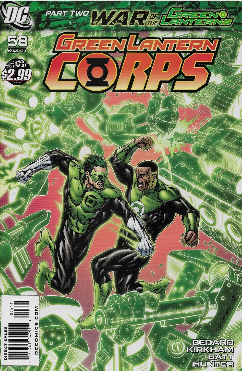 GREEN LANTERN CORPS #58 (BRIGHTEST DAY) 2011 Green Lantern Corps DC COMICS