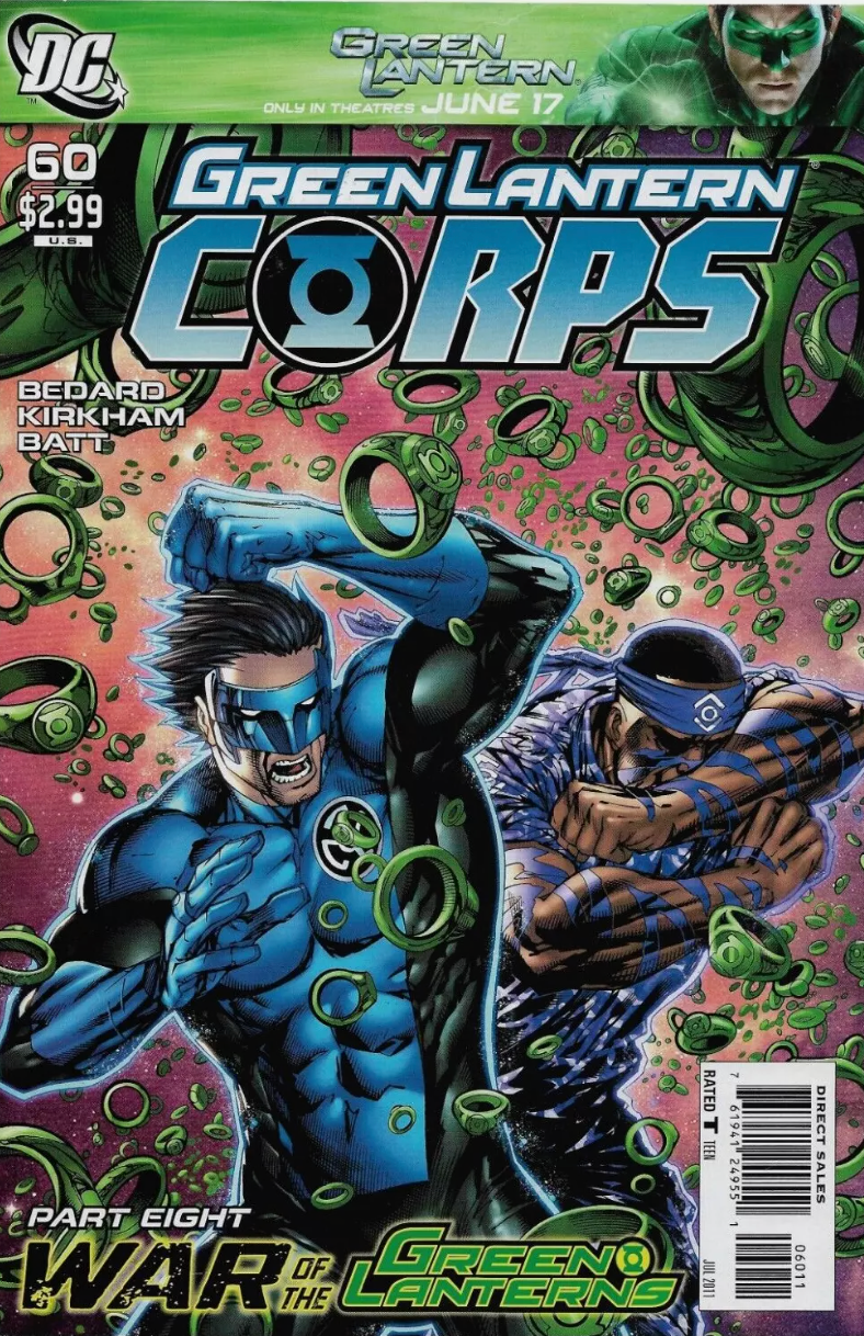 GREEN LANTERN CORPS #60 (BRIGHTEST DAY) 2011 Green Lantern Corps DC COMICS