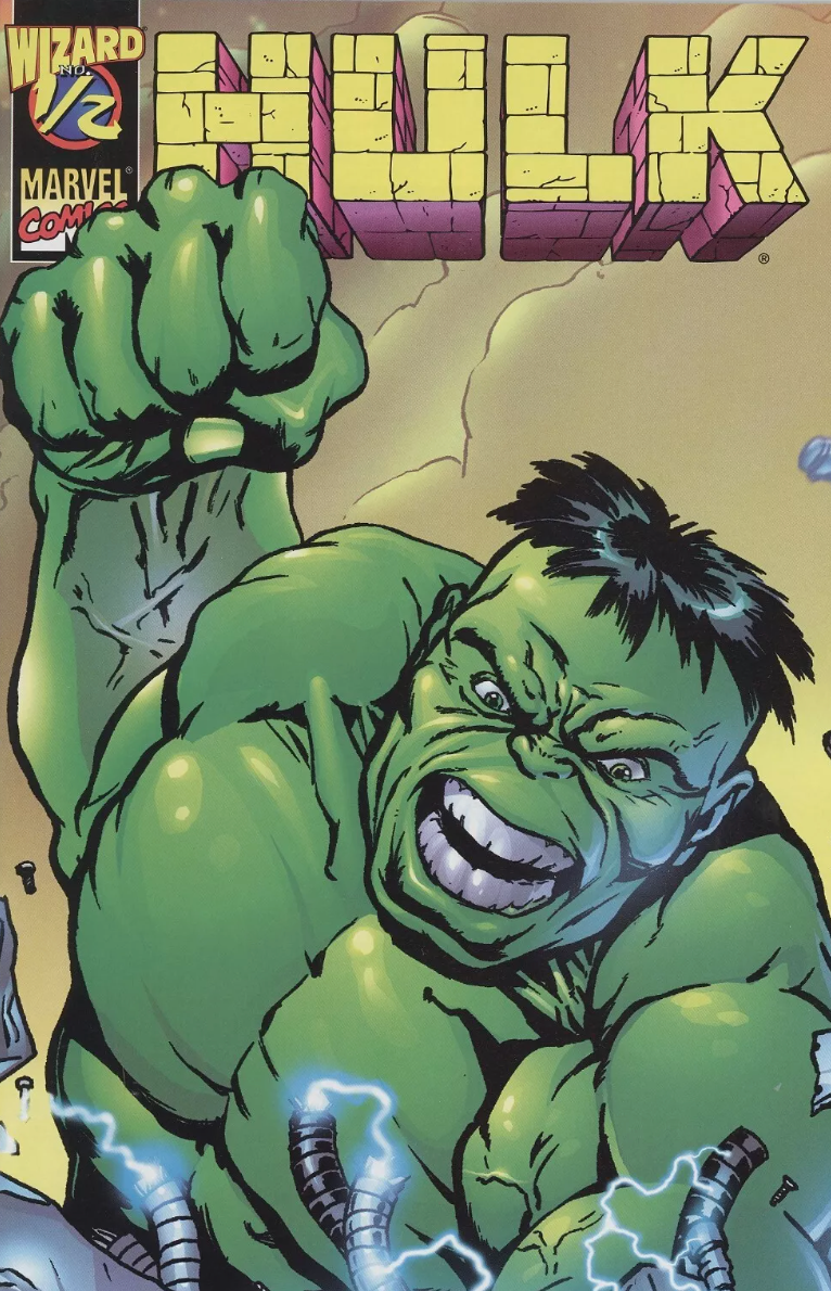 HULK #1/2 WIZARD 1998 Hulk MARVEL COMICS