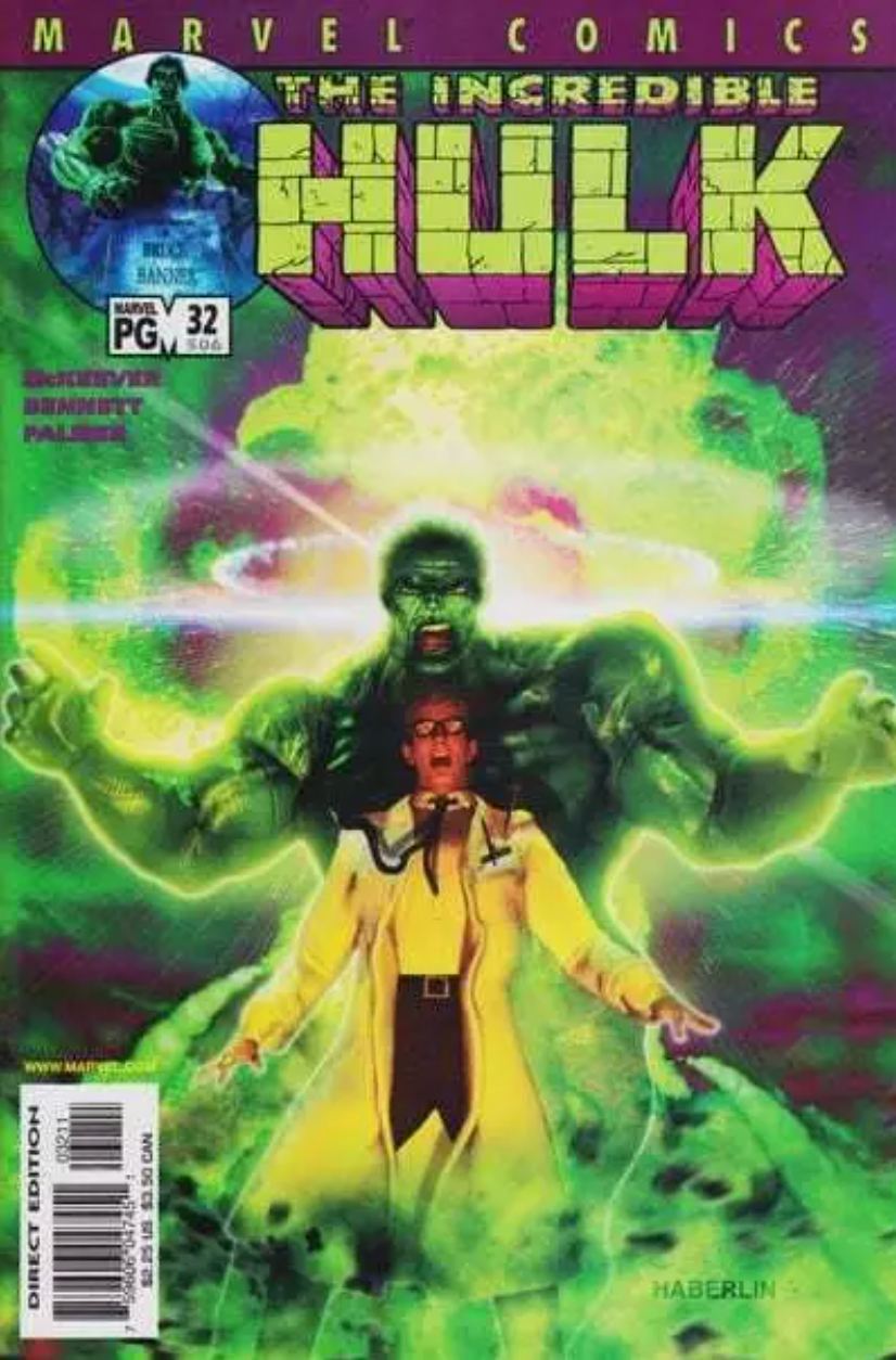 INCREDIBLE HULK #32 2001 Incredible Hulk MARVEL COMICS
