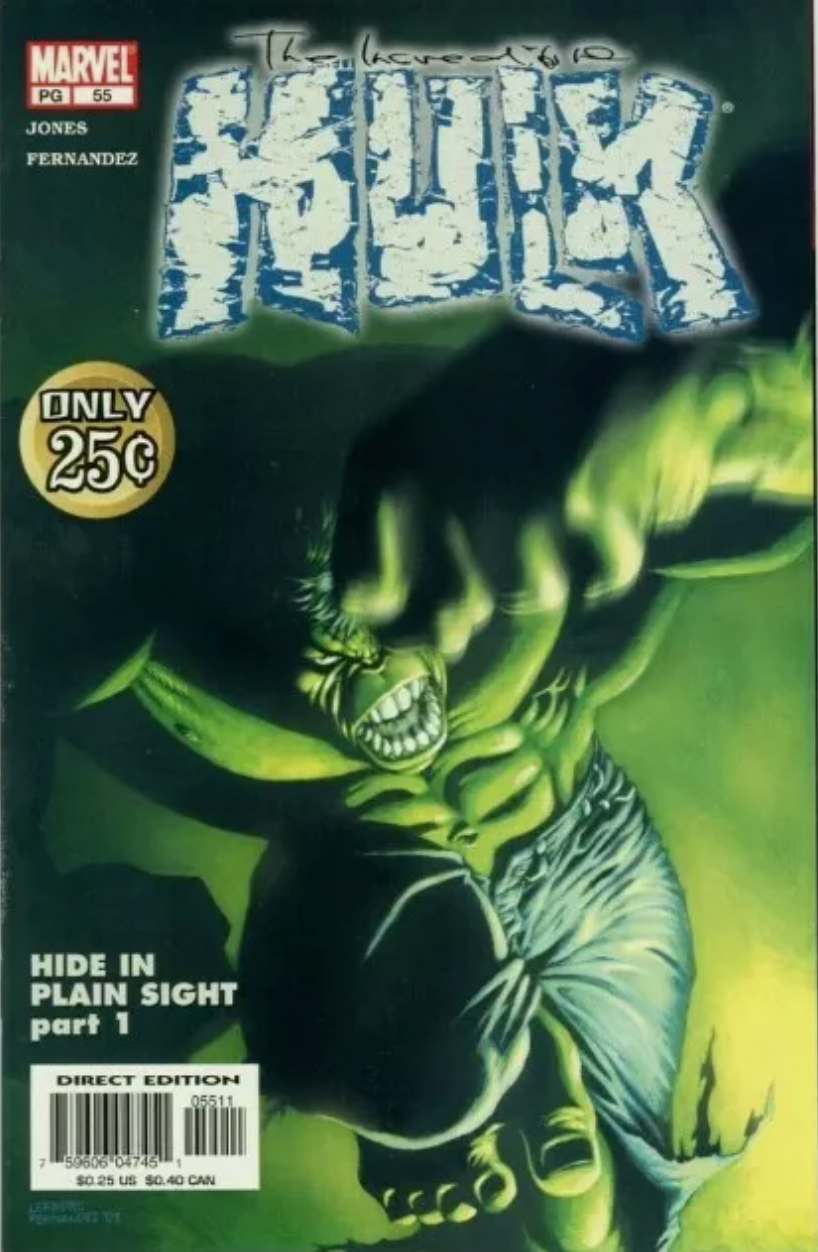 INCREDIBLE HULK #55 2003 Incredible Hulk MARVEL COMICS