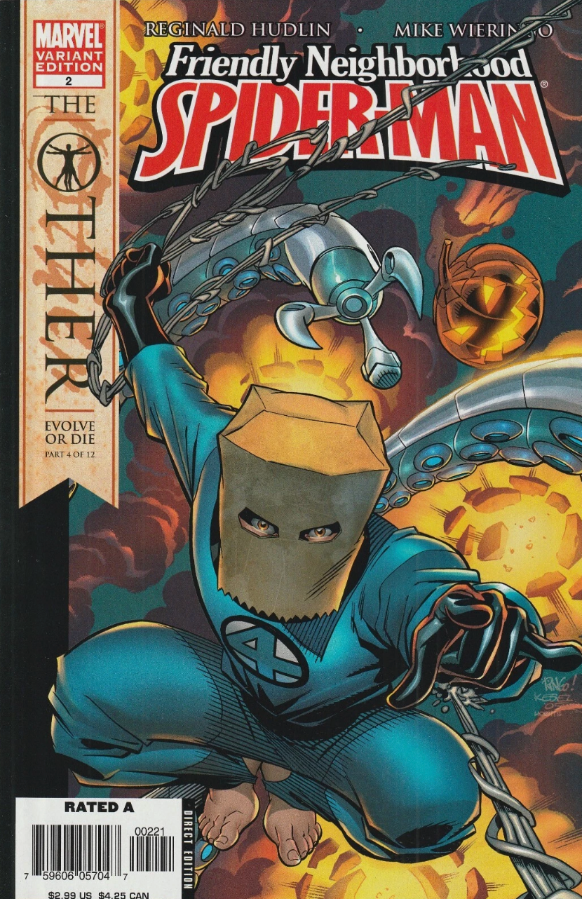 FRIENDLY NEIGHBORHOOD SPIDER-MAN #2 BOMBASTIC BAG-MAN VARIANT 2005 Friendly Neighborhood Spider-Man MARVEL COMICS