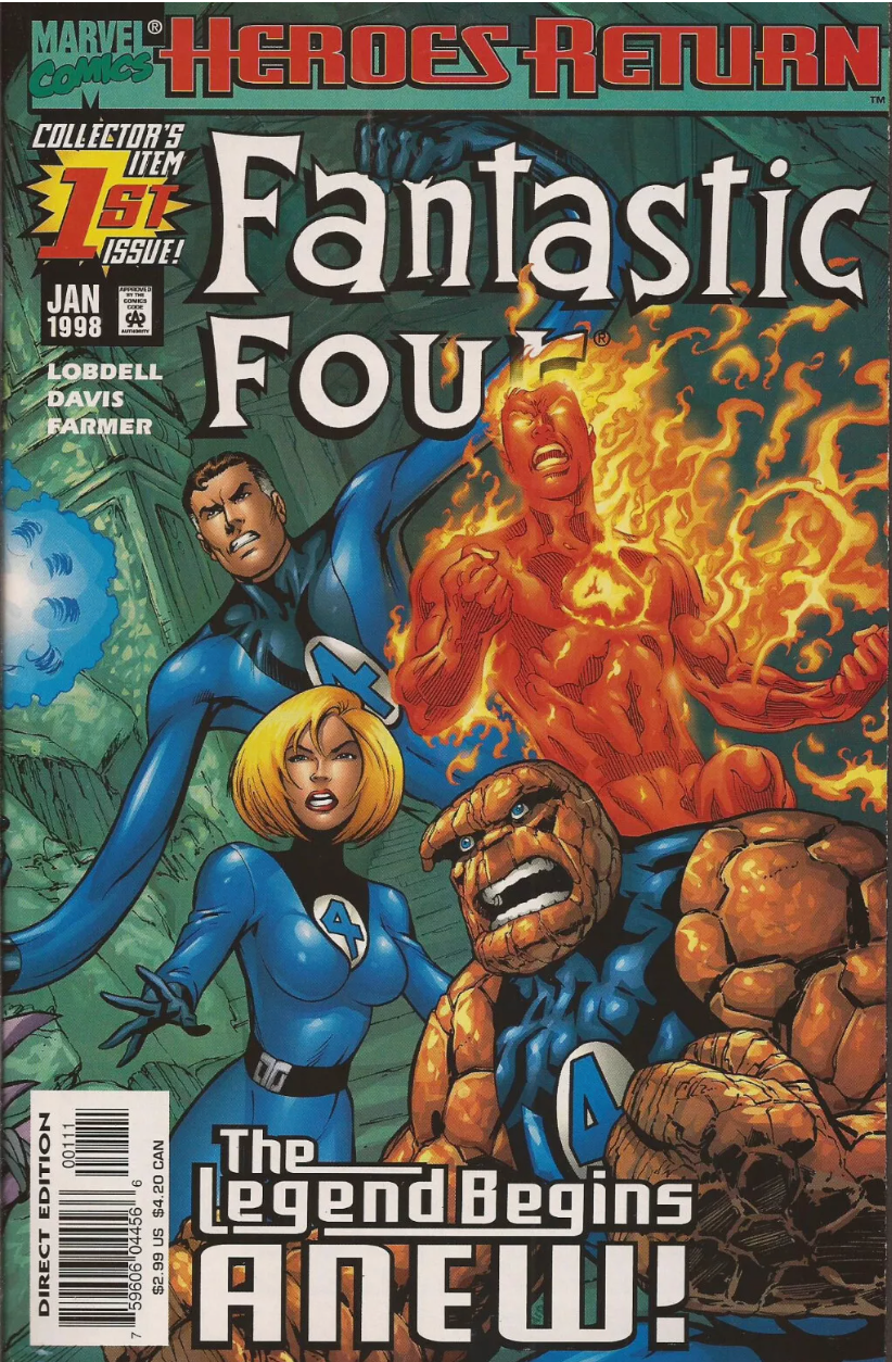 FANTASTIC FOUR #1 1998 Fantastic Four MARVEL COMICS