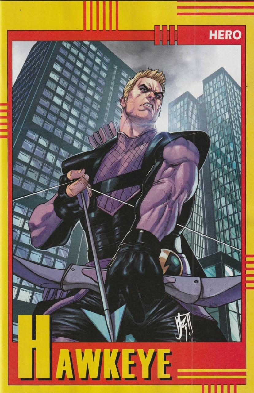 THUNDERBOLTS 1 CASELLI TRADING CARD VARIANT 2022 Thunderbolts MARVEL PRH