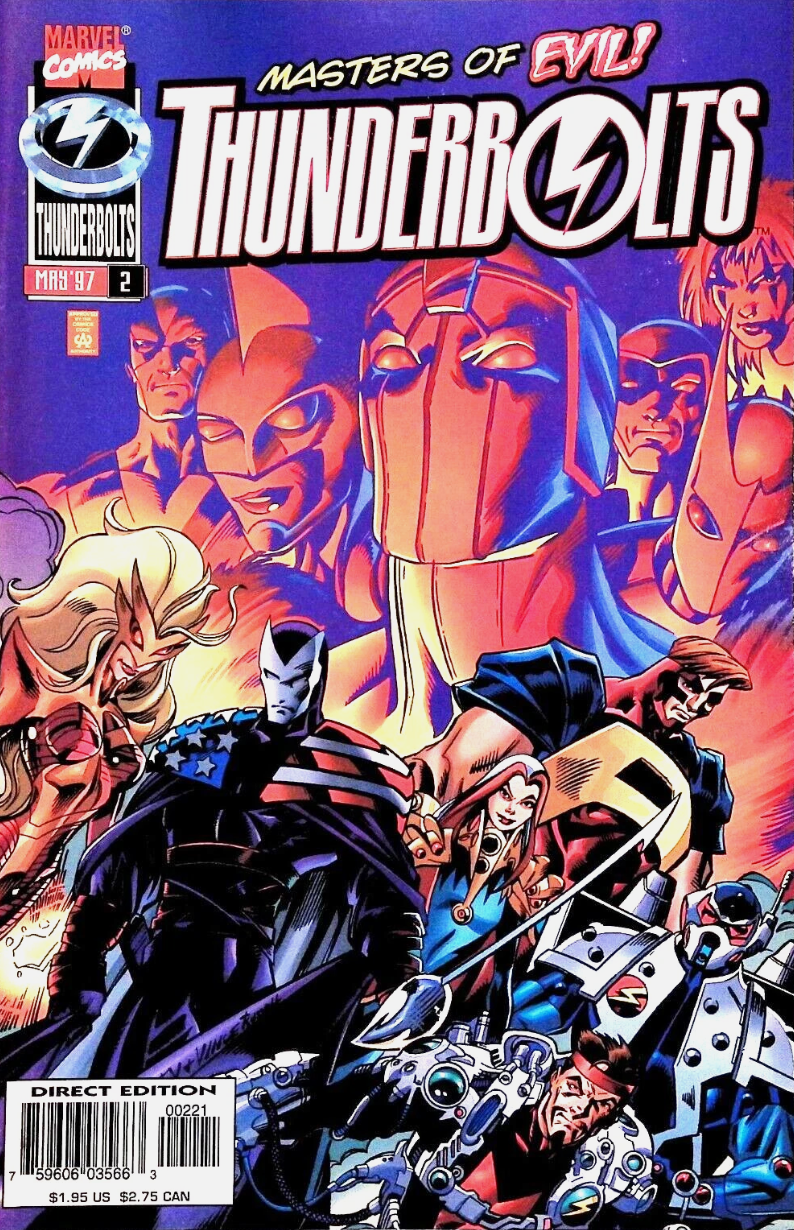 THUNDERBOLTS #2 VARIANT 1997 Thunderbolts MARVEL COMICS