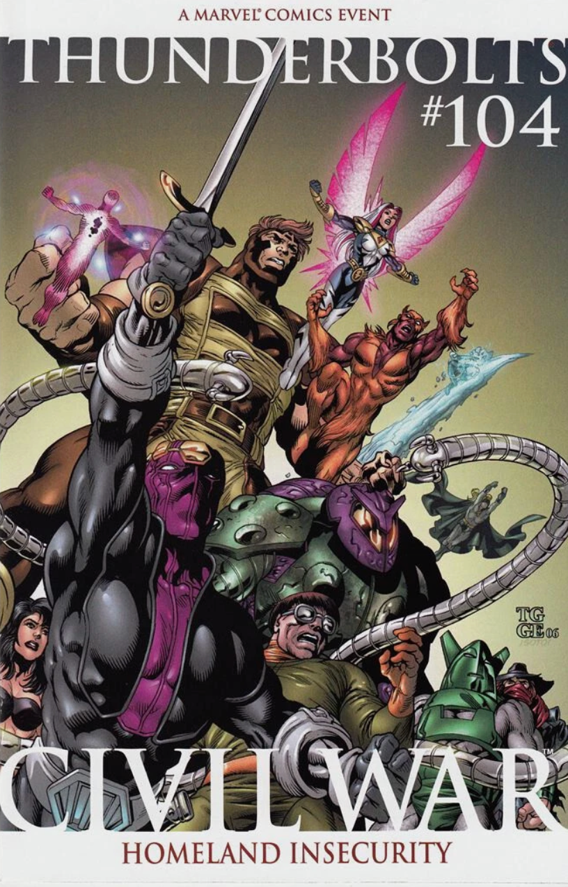 NEW THUNDERBOLTS #104 2ND PRINT 2006 Thunderbolts MARVEL COMICS