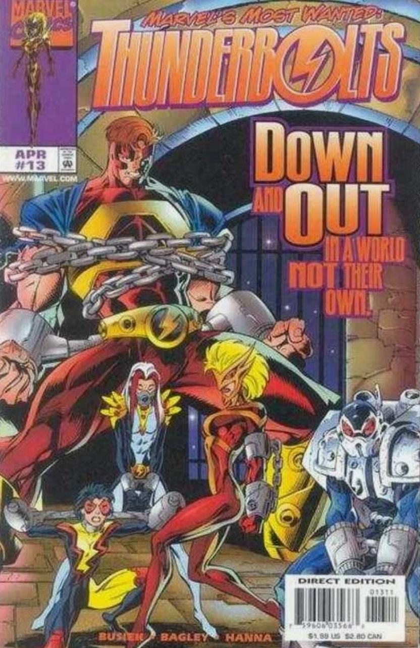 THUNDERBOLTS #13 1997 Thunderbolts MARVEL COMICS