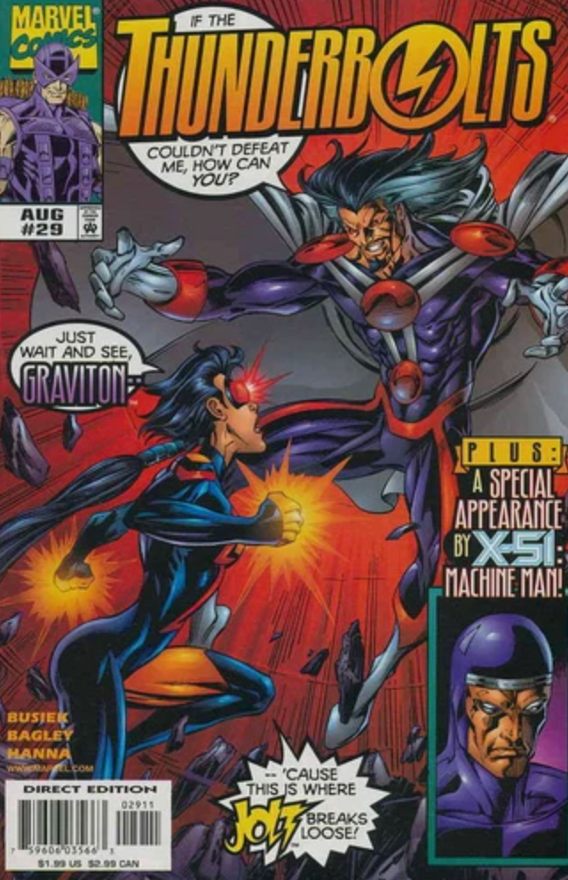 THUNDERBOLTS #29 1999 Thunderbolts MARVEL COMICS