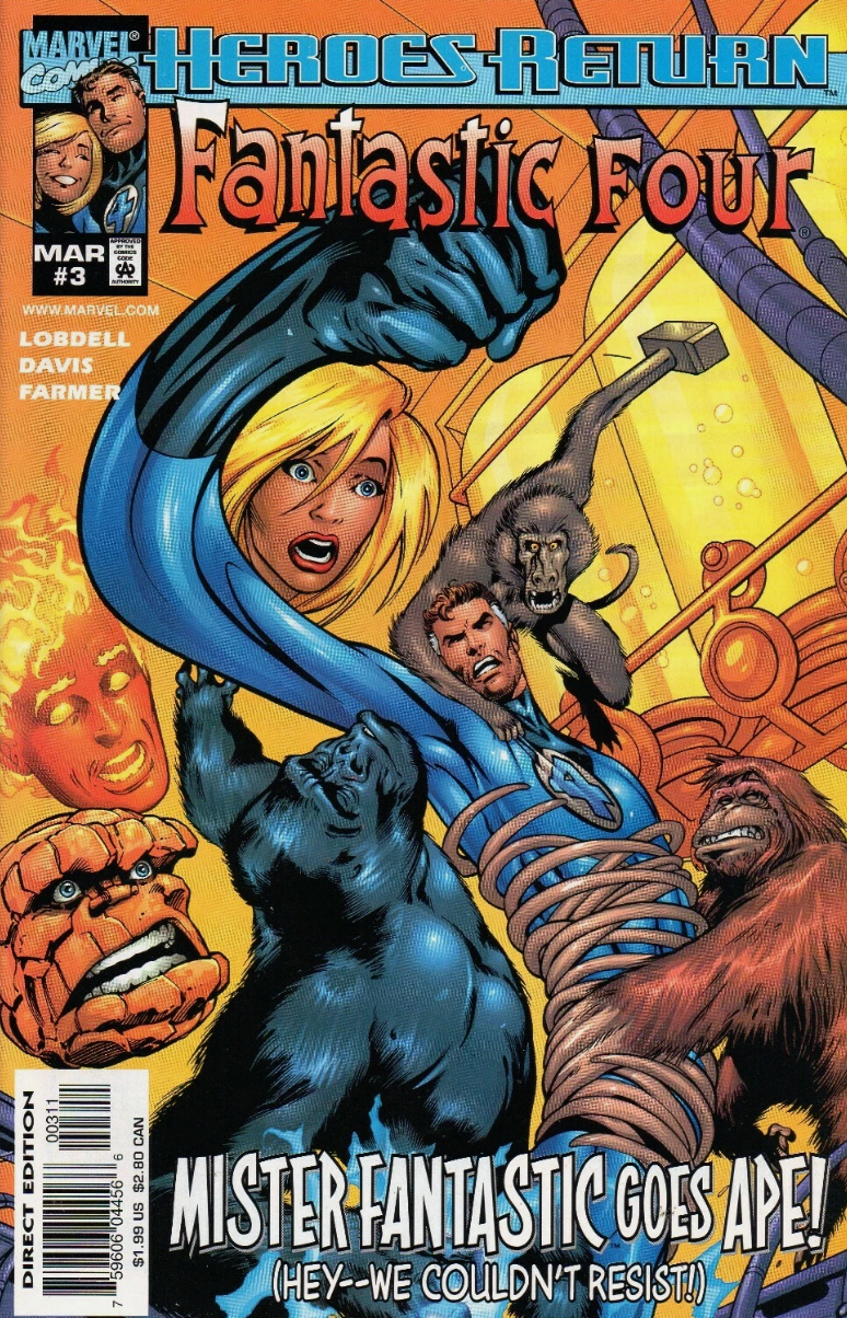 FANTASTIC FOUR #3 1998 Fantastic Four MARVEL COMICS