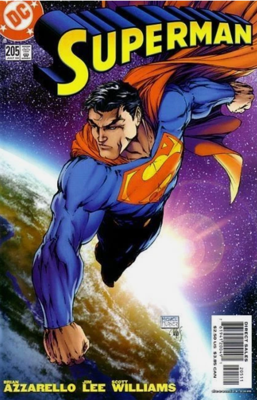 SUPERMAN #205 2004 MICHAEL TURNER VARIANT Superman DC COMICS