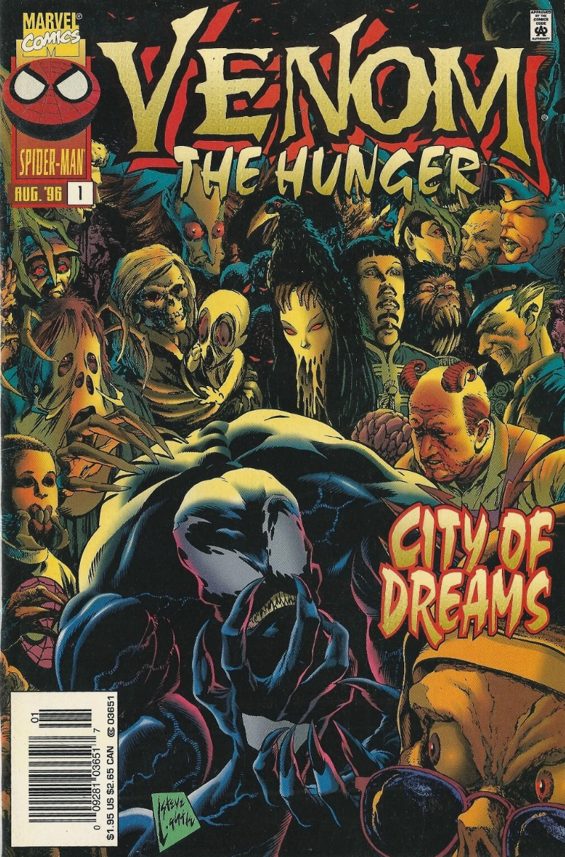 VENOM HUNGER #1 NEWSSTAND 1996 Venom MARVEL COMICS